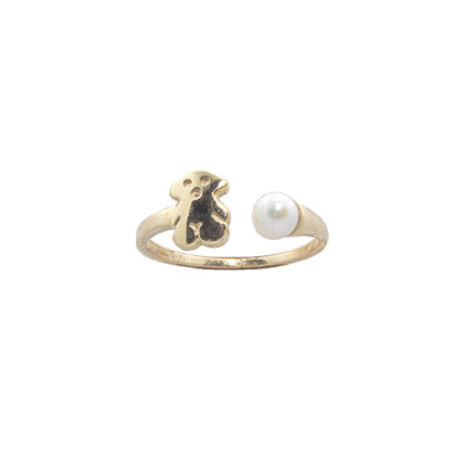ANILLO DE DAMA ORO 14K #7.5