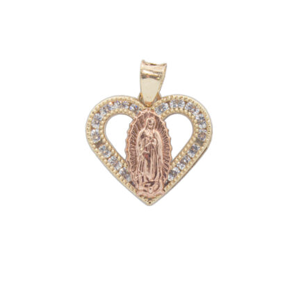 MEDALLA DE LA VIRGEN ORO 10k