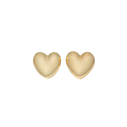 ARETES DE CORAZON ORO 10K