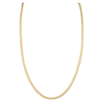 CADENA CUBANA 64cm ORO 10K