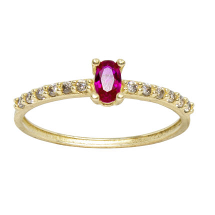 ANILLO DE DAMA ORO 10K #8