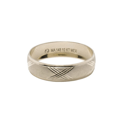 ARGOLLA DE MATRIMONIO ORO 10K #8