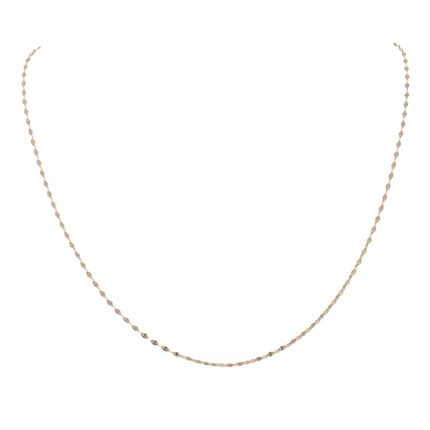CADENA SINGAPUR 40cm EN ORO 10K