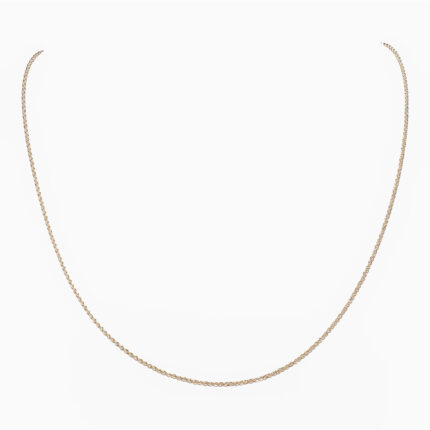 CADENA TORSAL 50cm DE ORO 10K