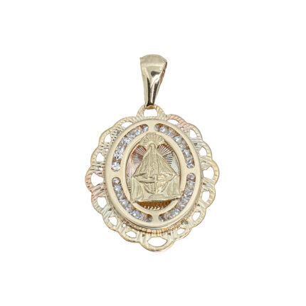 MEDALLA SAN JUAN DE LOS LAGOS ORO 14K